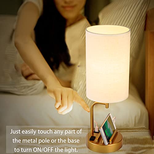 Touch Control USB Table Lamp with Dimmable LED Bulb Z38287