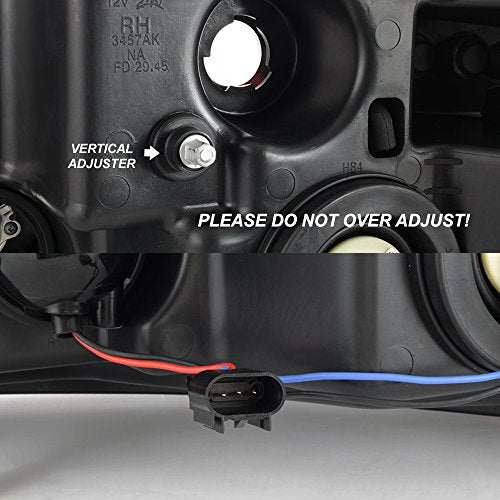 Black LED Projector Headlights Pair O26530