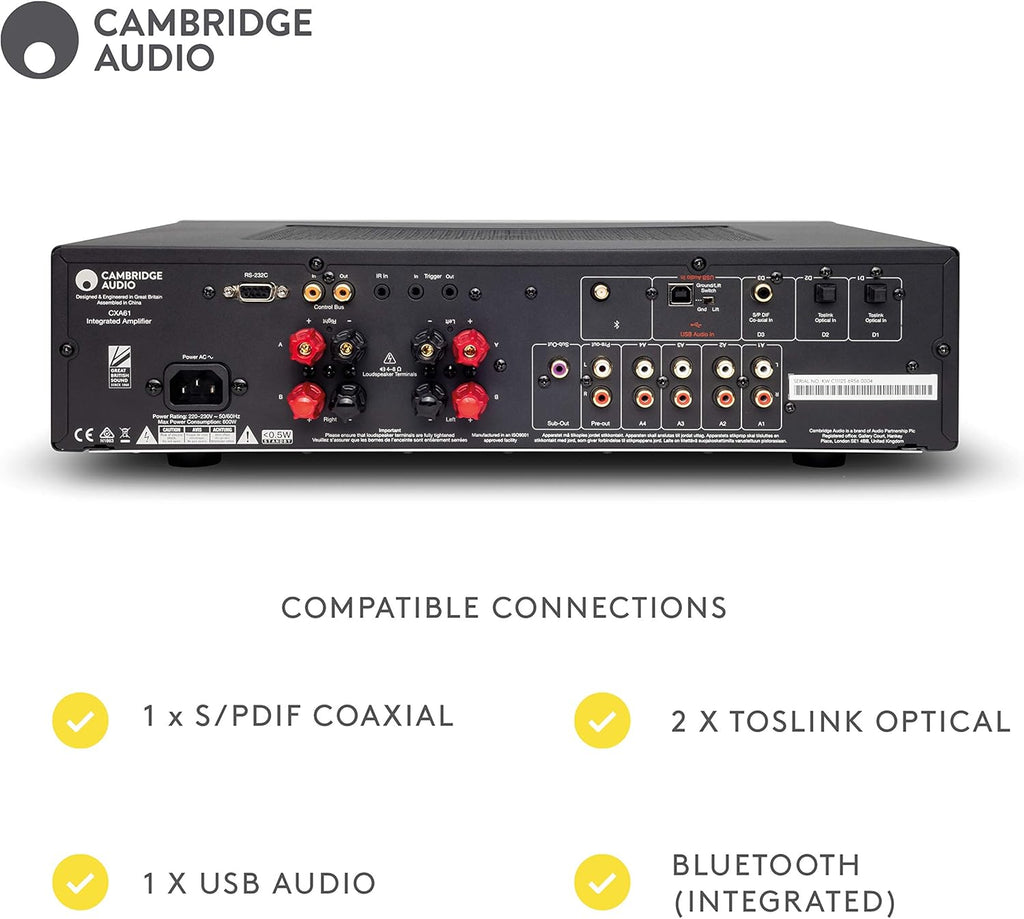 Stereo Two-Channel Amplifier with Bluetooth and Built-in DAC P99832