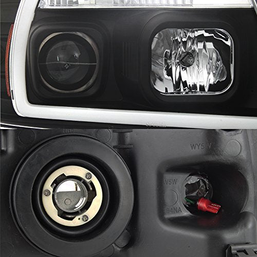 Black LED Projector Headlights Pair O26530