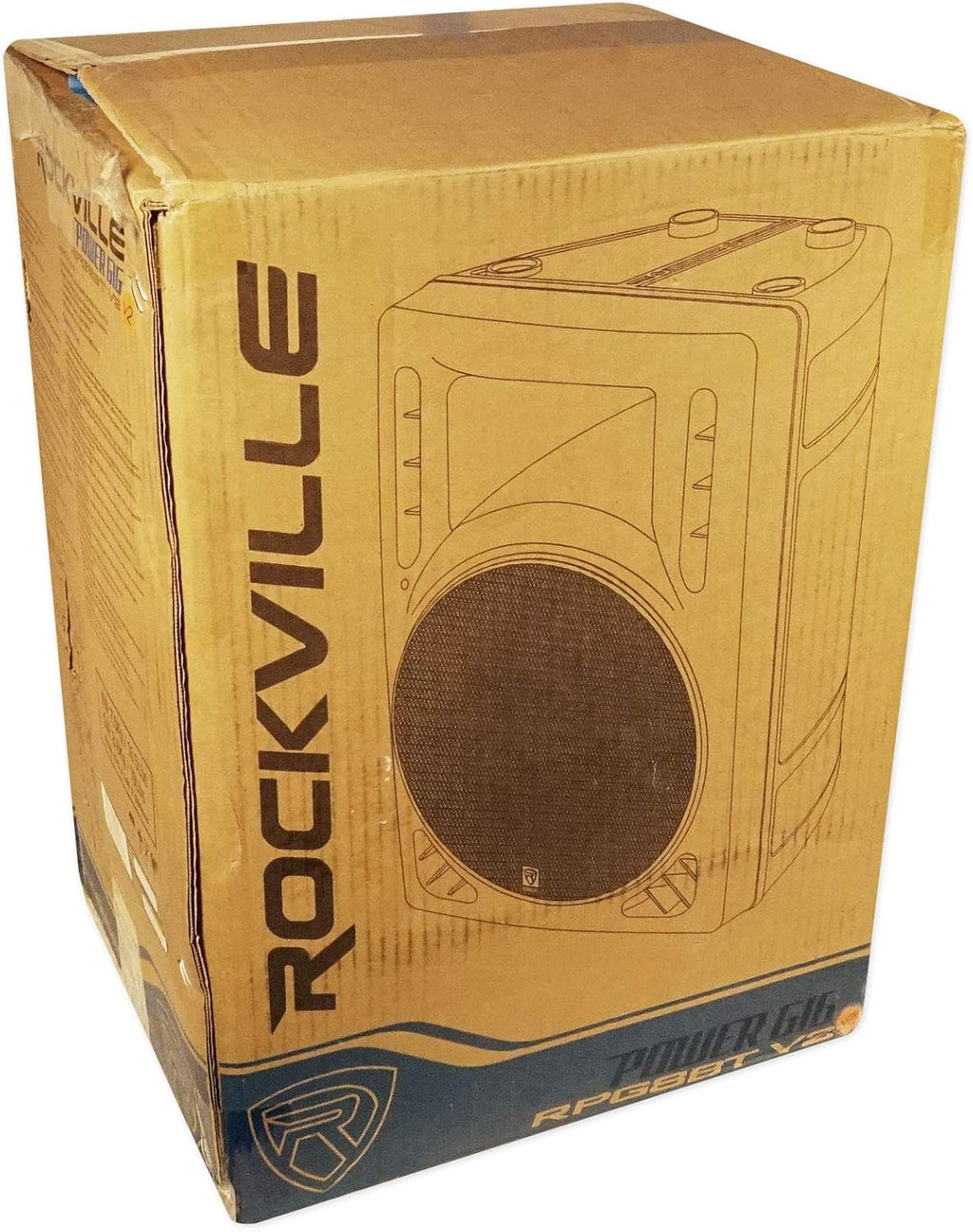 8 Powered DJ Speakers with Stands and Cables Z34640