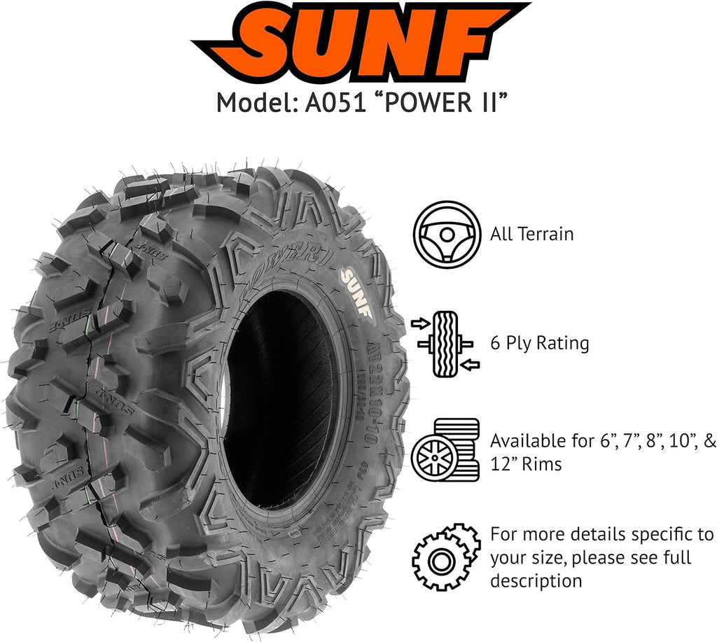 22x10-9 All Terrain Tires 6 PR - PAIR of 2 H57608