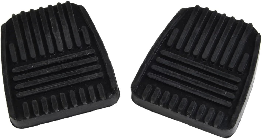 2Pcs Car Rubber Clutch Brake Pedal Pads Covers Y1434