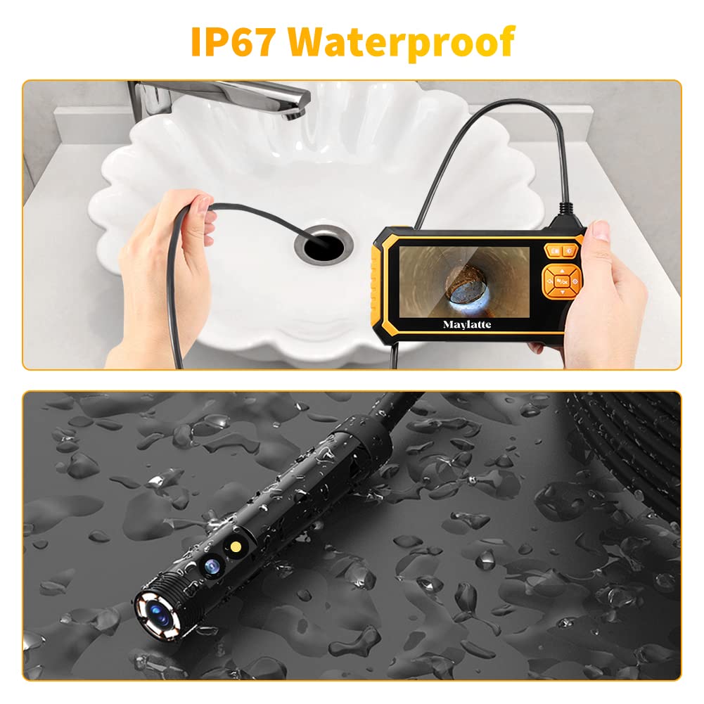 4.3 Inch 1080P HD Dual Lens Endoscope D613
