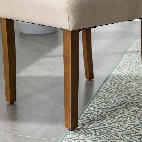 Set of 4 Smoky Grey Upholstered Dining Chair Y338197