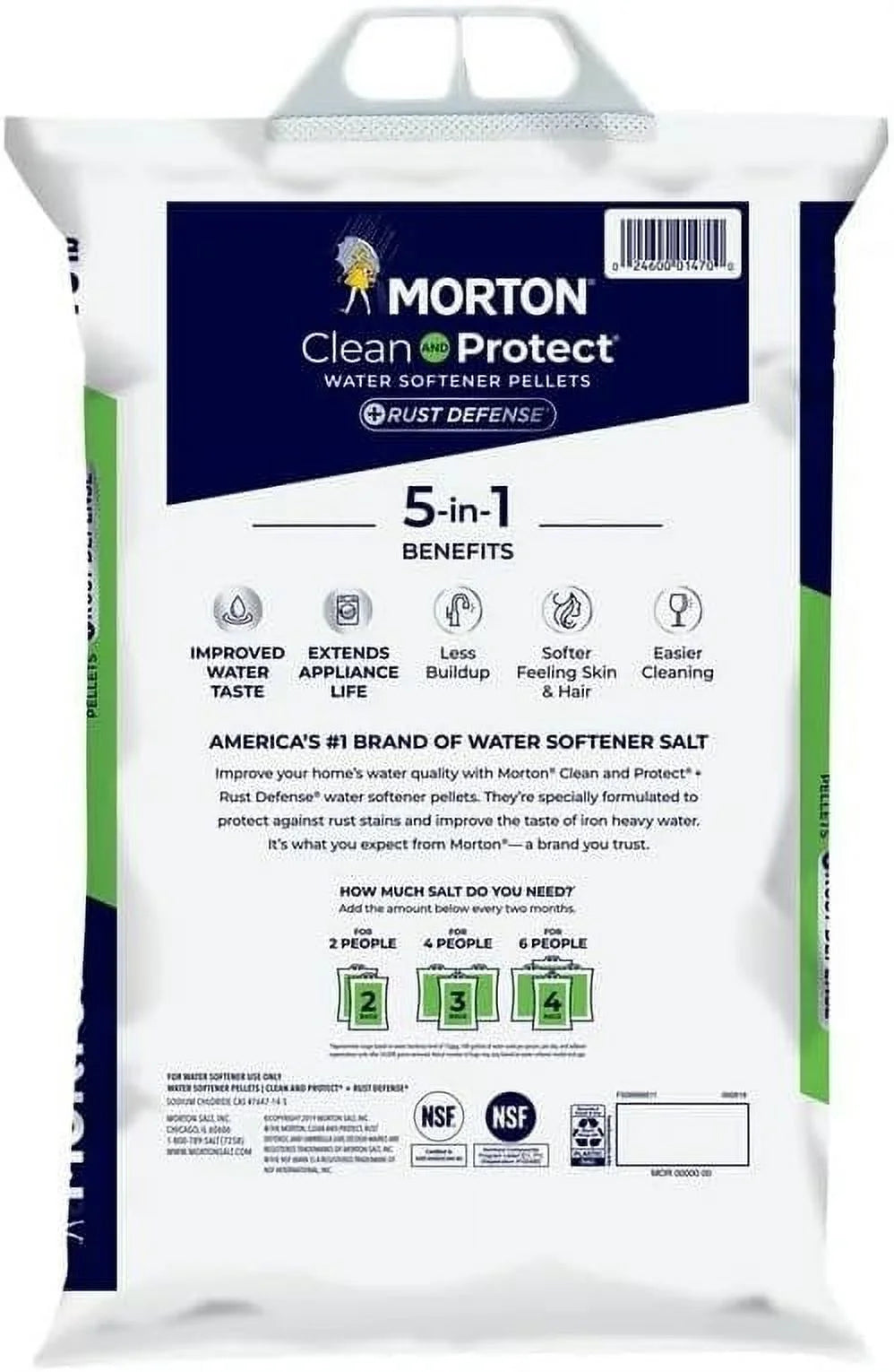 40 lb 2 Pack Water Softener Salt Pellets B8753