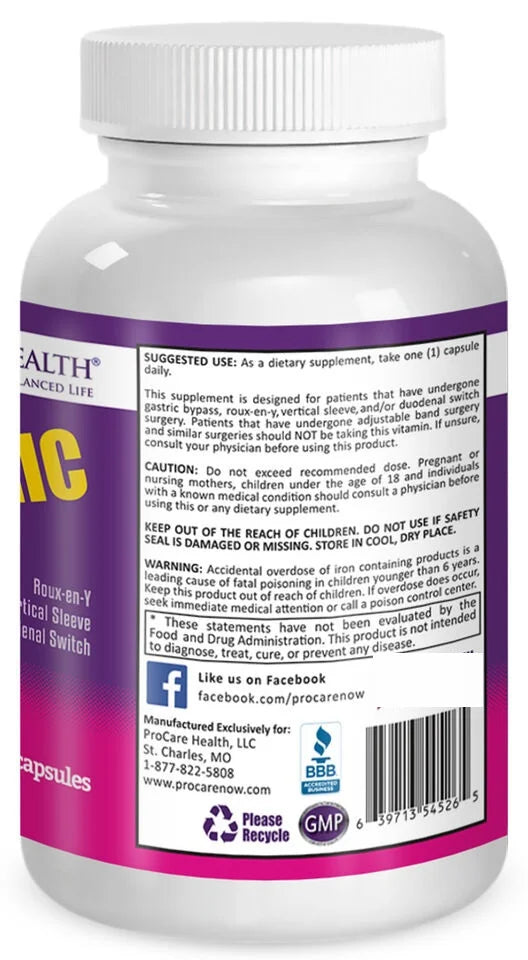 Bariatric Multivitamin Capsule 30 Capsules R353332