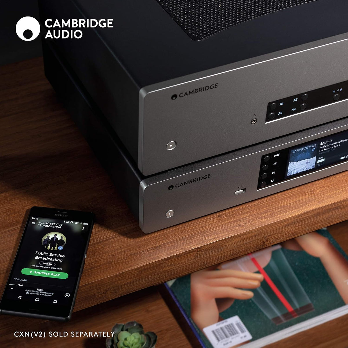 Stereo Two-Channel Amplifier with Bluetooth and Built-in DAC P99832