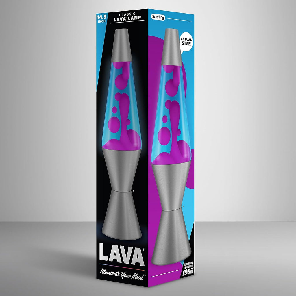 14.5" Purple Wax and Blue Liquid Motion Light K430513
