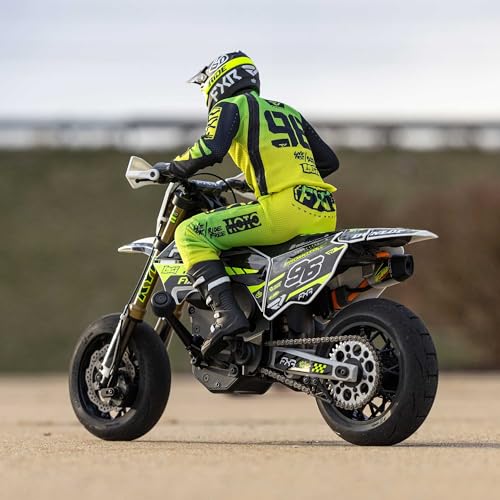 1/4 Super Moto Motorcycle FXR White RTR with Battery and Charger A180143