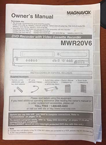 DVD Recorder VCR Combo K294