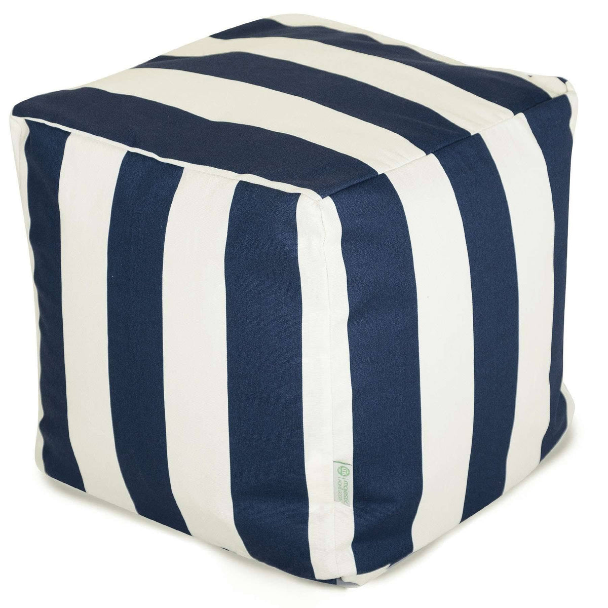 Indoor/Outdoor Vertical Stripe Small Cube U5829