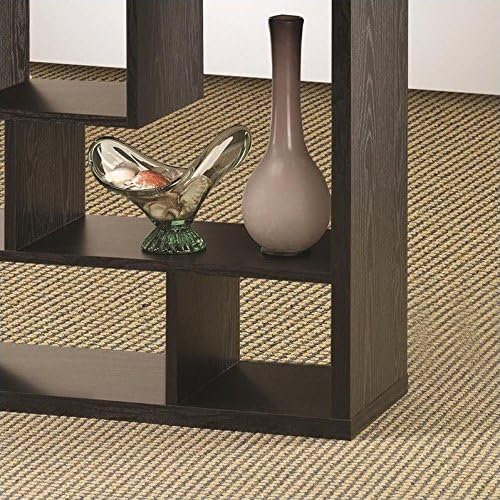 Black Asymmetrical Cube Bookcase Set of 2 T845536