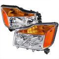 Chrome Crystal Headlights C8479