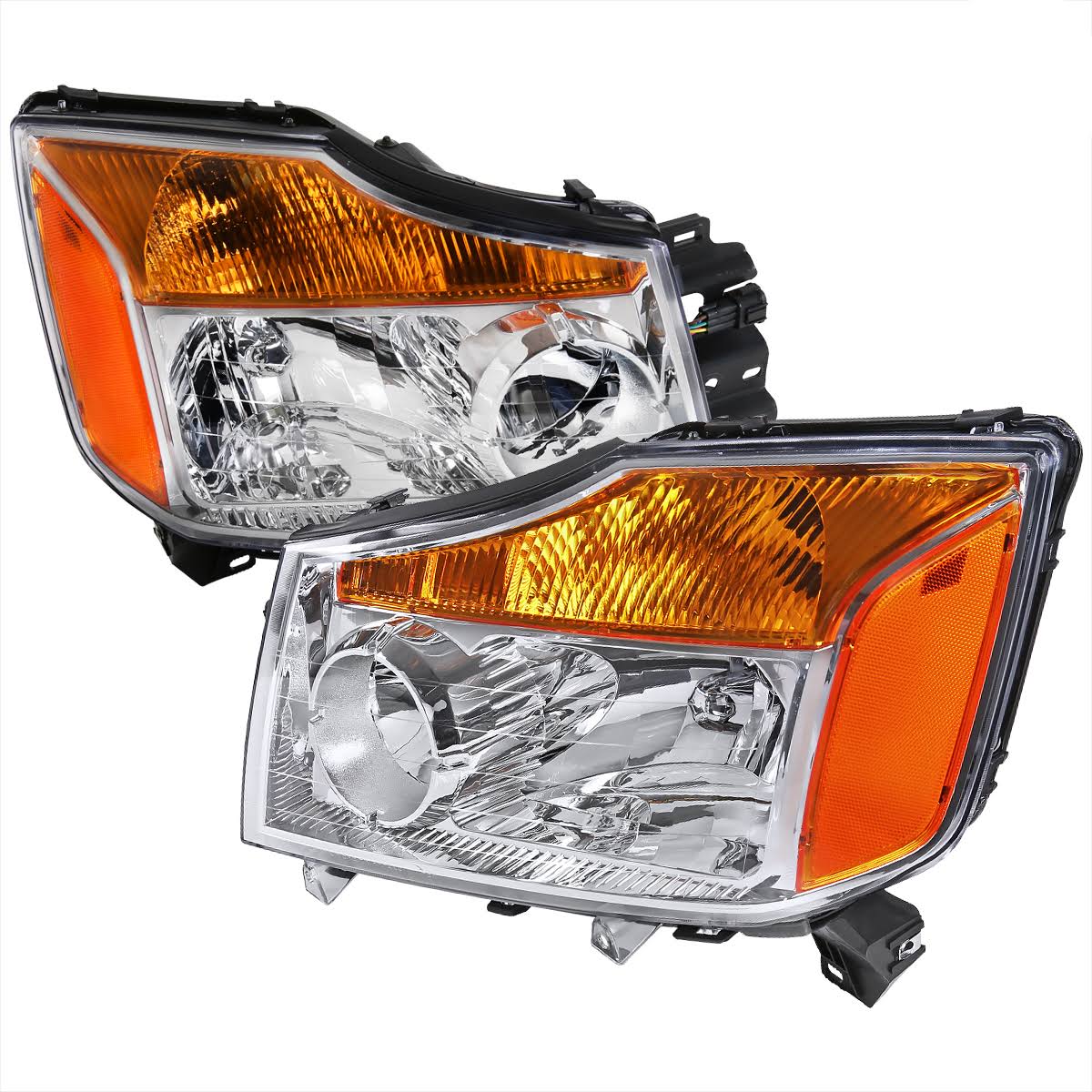 Chrome Crystal Headlights C8479
