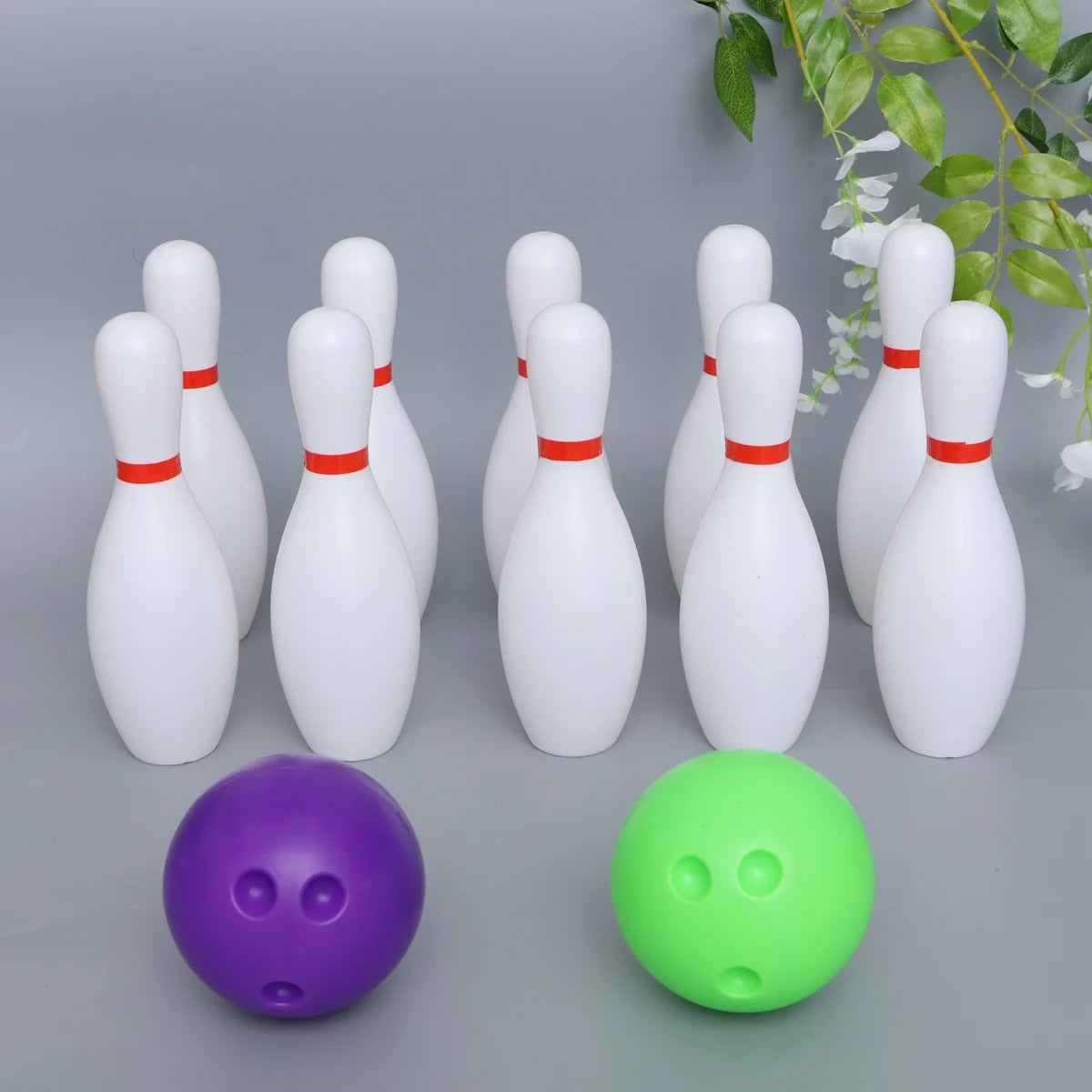 12pcs Large Size Bowling Play Set Toy for Kids W6025