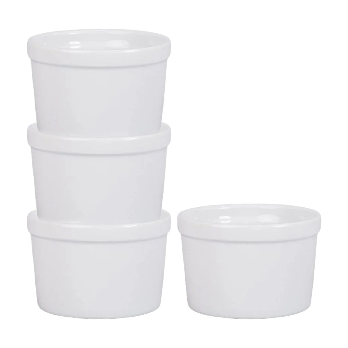 12oz Tall Smooth Ramekins Set of 4 P6681