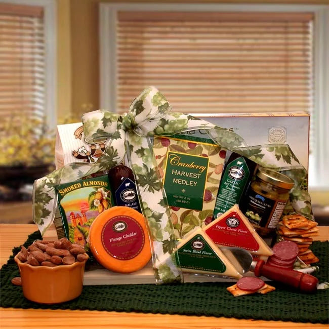 Meat and Cheese Gift Basket I17495
