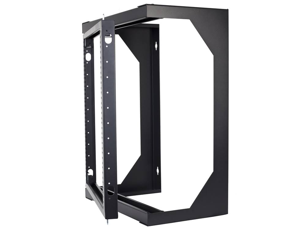 Open Frame Swing Out Wall Mount Rack, 12 Inches Deep B2602