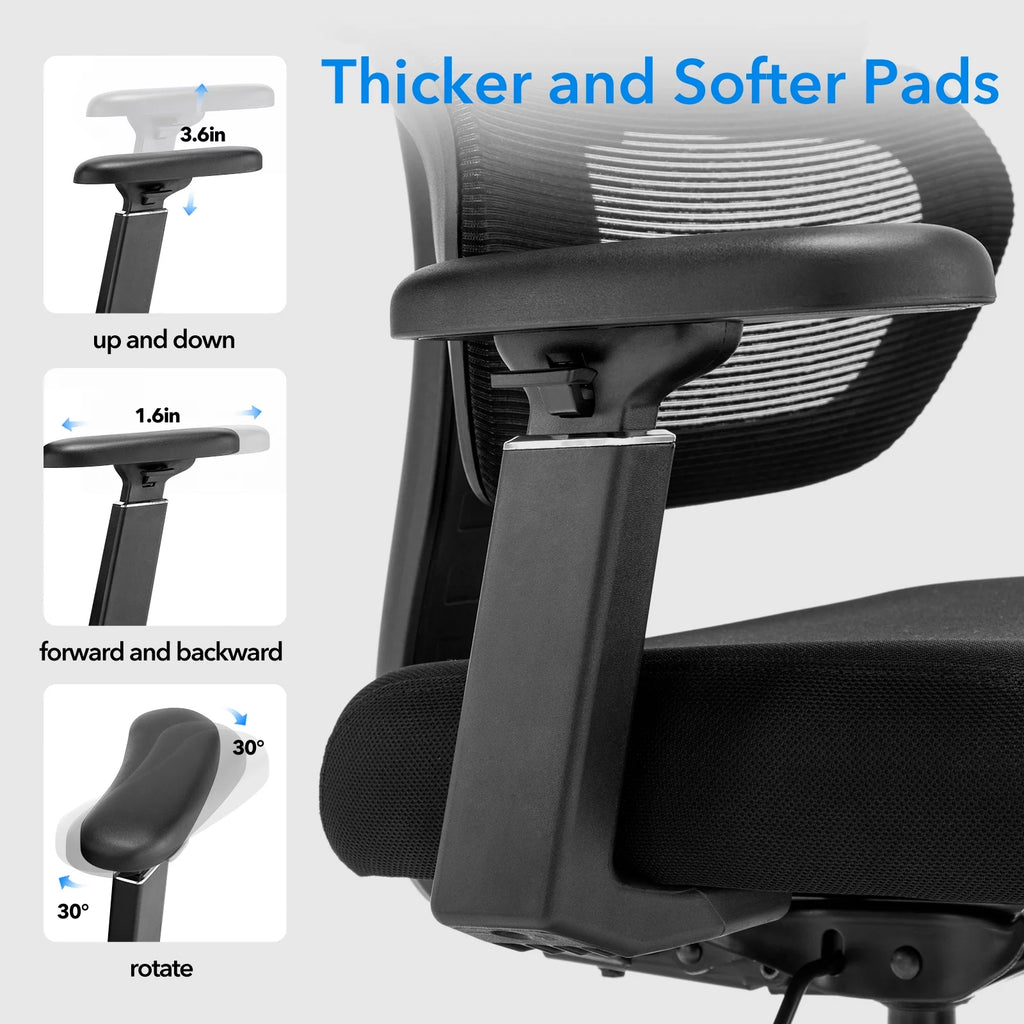 Mesh Ergonomic Office Chair with Headrest and Lumbar Support M601262