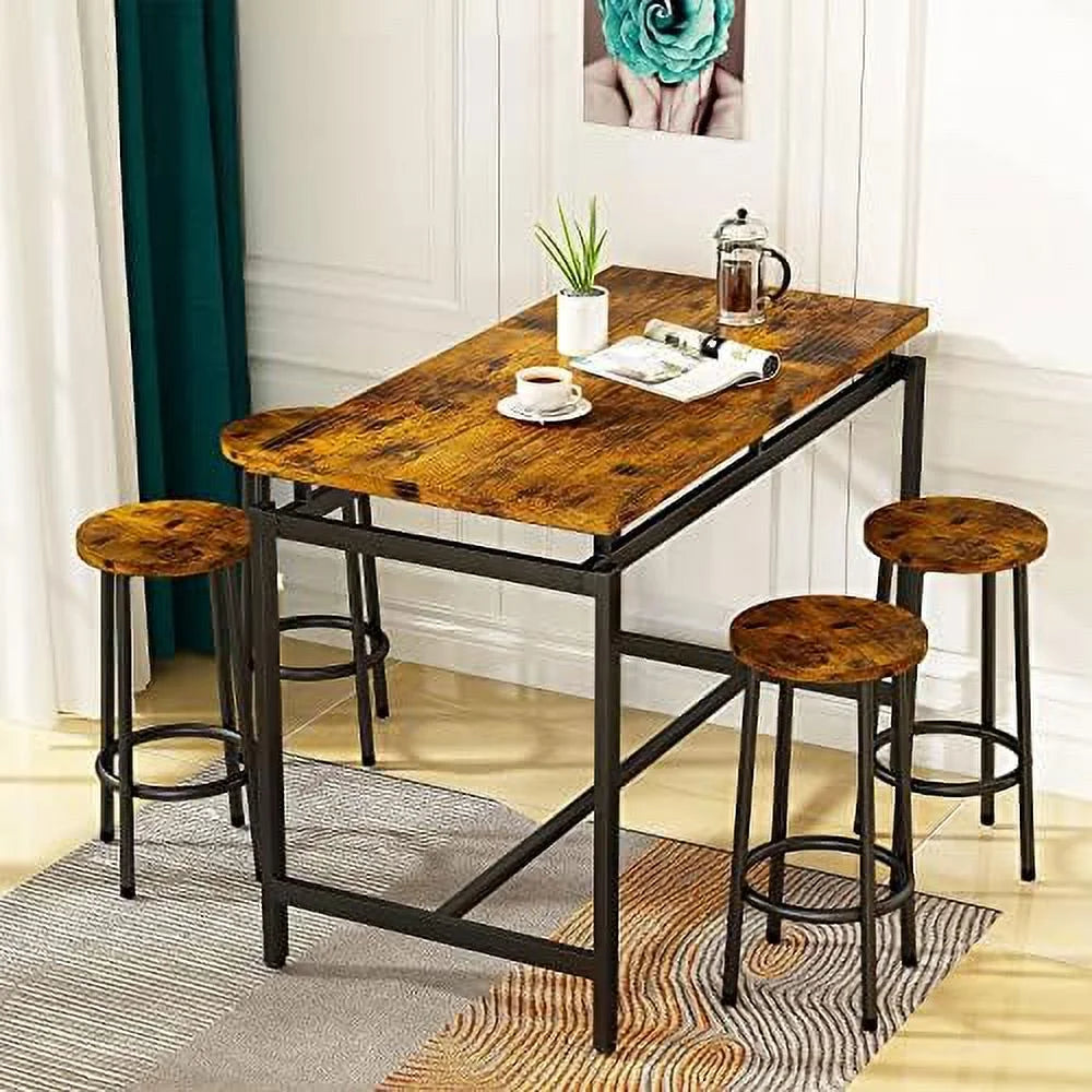 Dining Room Table Set with 2 Benches B58136