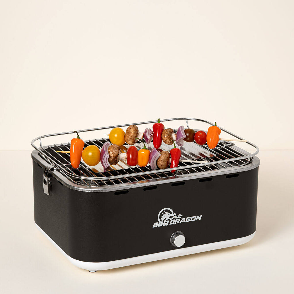 Silver Portable Charcoal Grill M8685