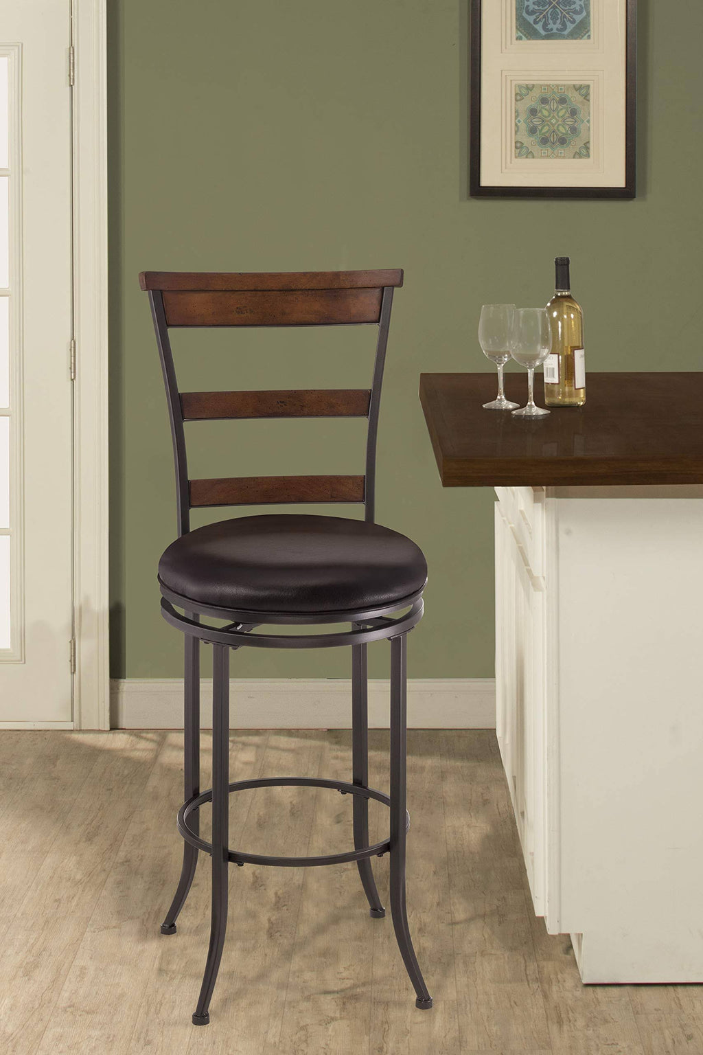Swivel Ladder Back Bar Stool O285008