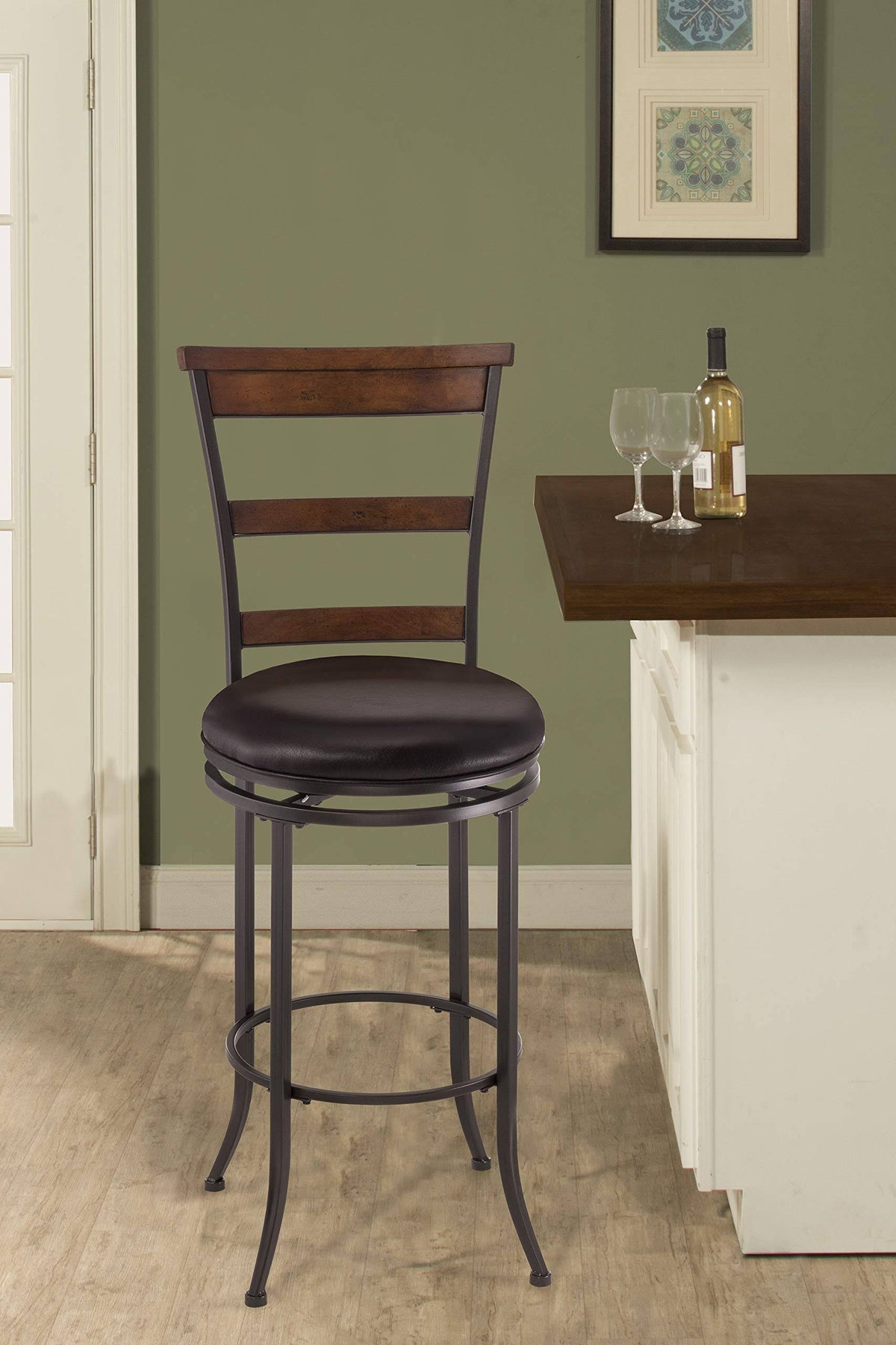 Swivel Ladder Back Bar Stool O285008