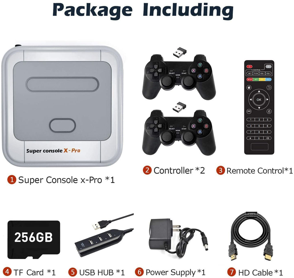 Retro Game Console with 2 Controllers B506457