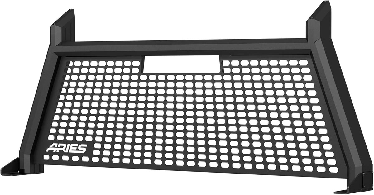 Black Aluminum Truck Headache Rack Cab Protector B410