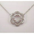 14K White Gold Lab Grown Diamond Pendant N2200