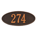 Oil-Rubbed Bronze Oval Wall Mirror I528