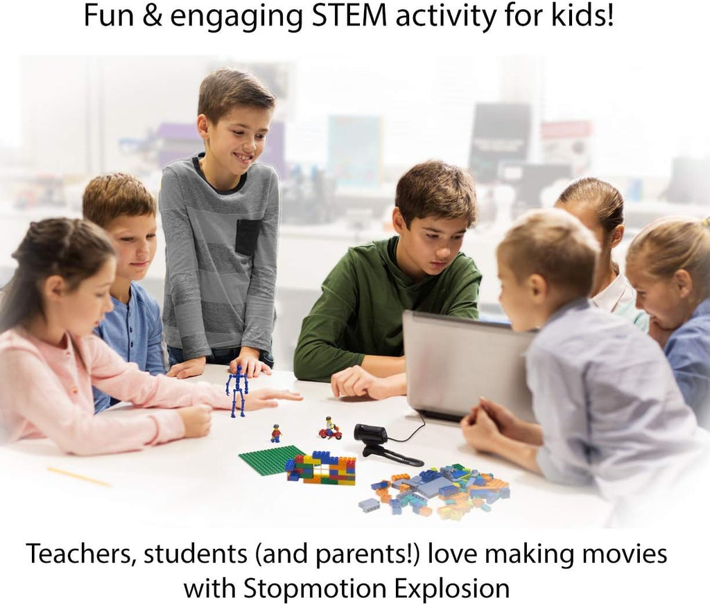 Stop Motion Animation Kit with Full HD 1080P Camera, Animation Software & Book Z3741