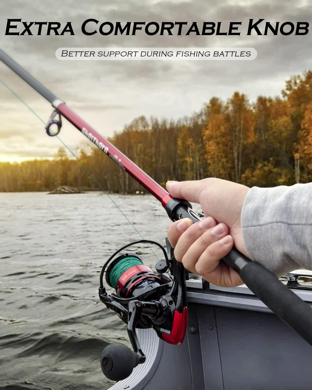 Telescopic Fishing Rod and Reel Combo with Carrier Case Bag G197