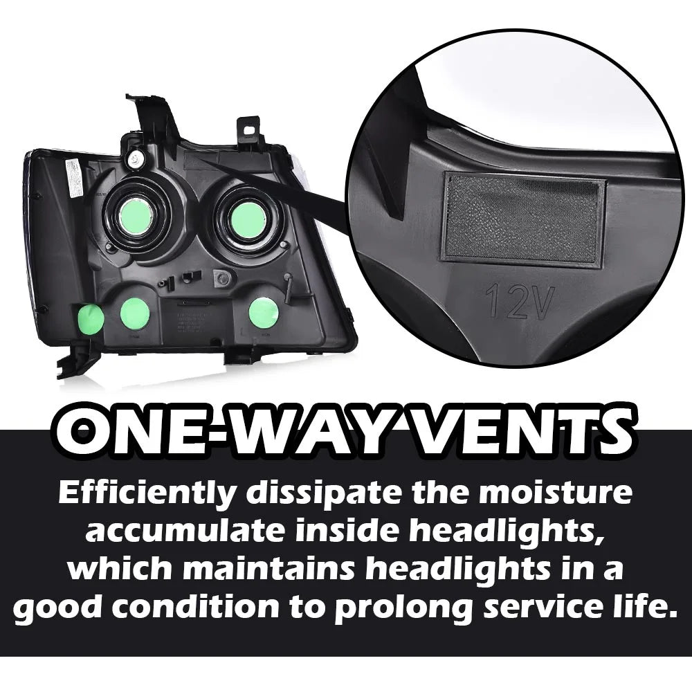 Headlights Assembly for Chevy Suburban Tahoe Avalanche B858141