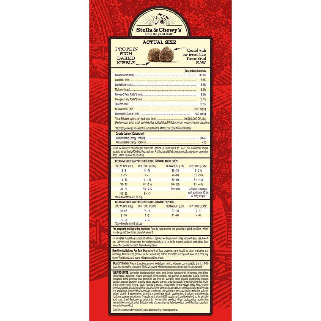Raw Coated Whitefish Dog Kibble E687