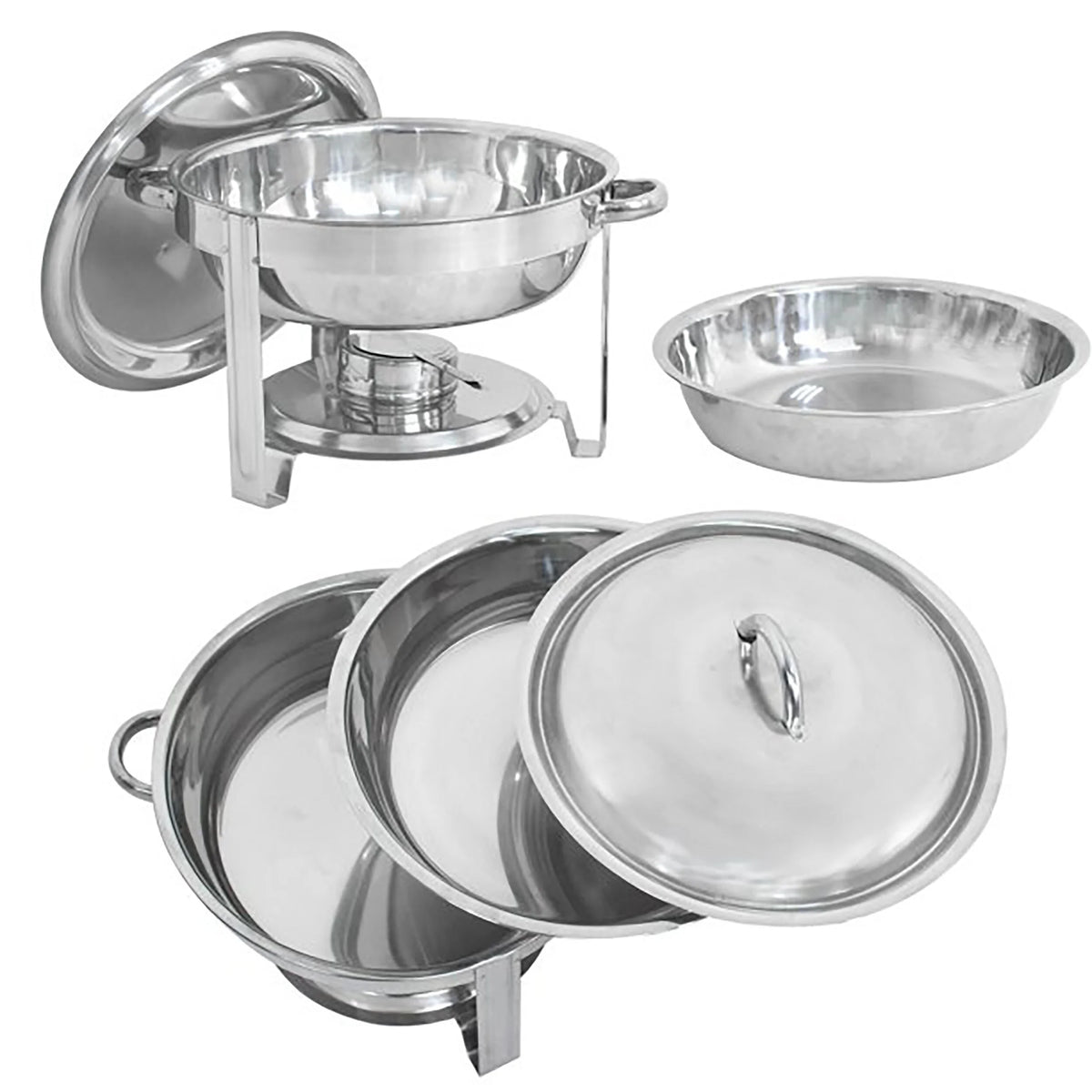 2 Pack Stainless Steel Chafing Dish Set G325767