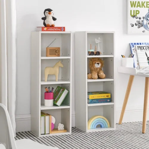 8-Tier Media Tower Storage Cabinet with Adjustable Shelves G3720