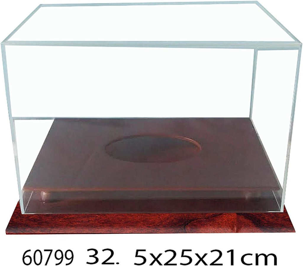 Cherry Finish Solid Wood Football Display Case R923
