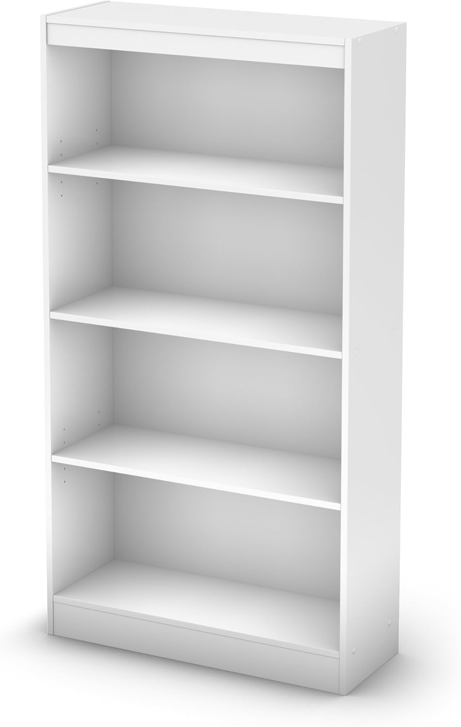 Pure White 4-Shelf Bookcase G9388