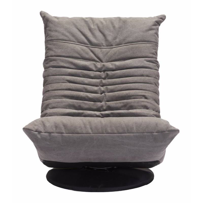 Gray Swivel Accent Chair I964472