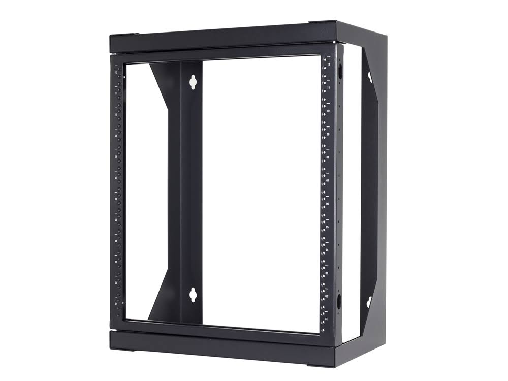Open Frame Swing Out Wall Mount Rack, 12 Inches Deep B2602