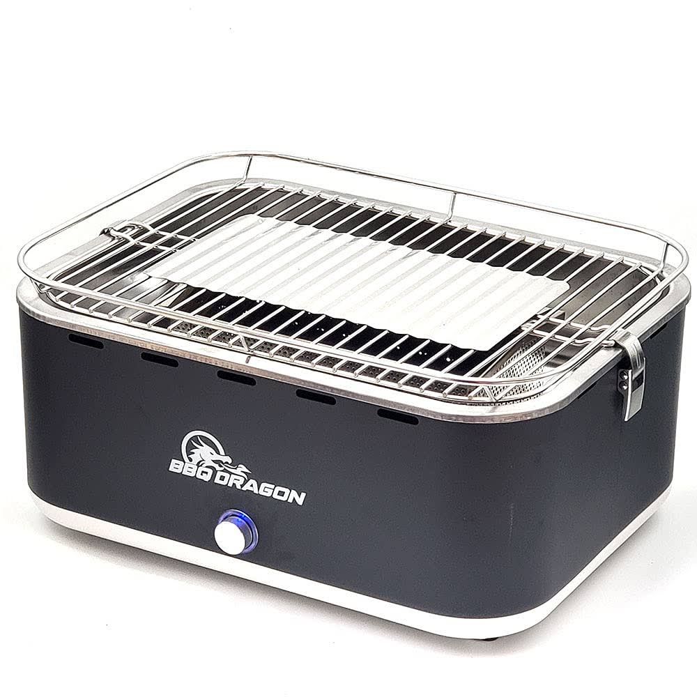 Silver Portable Charcoal Grill M8685