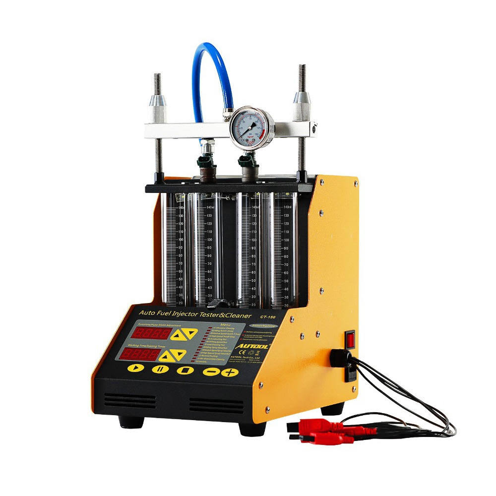 4 Cylinder Fuel Injector Tester Ultrasonic Cleaning Cleaner Q921647