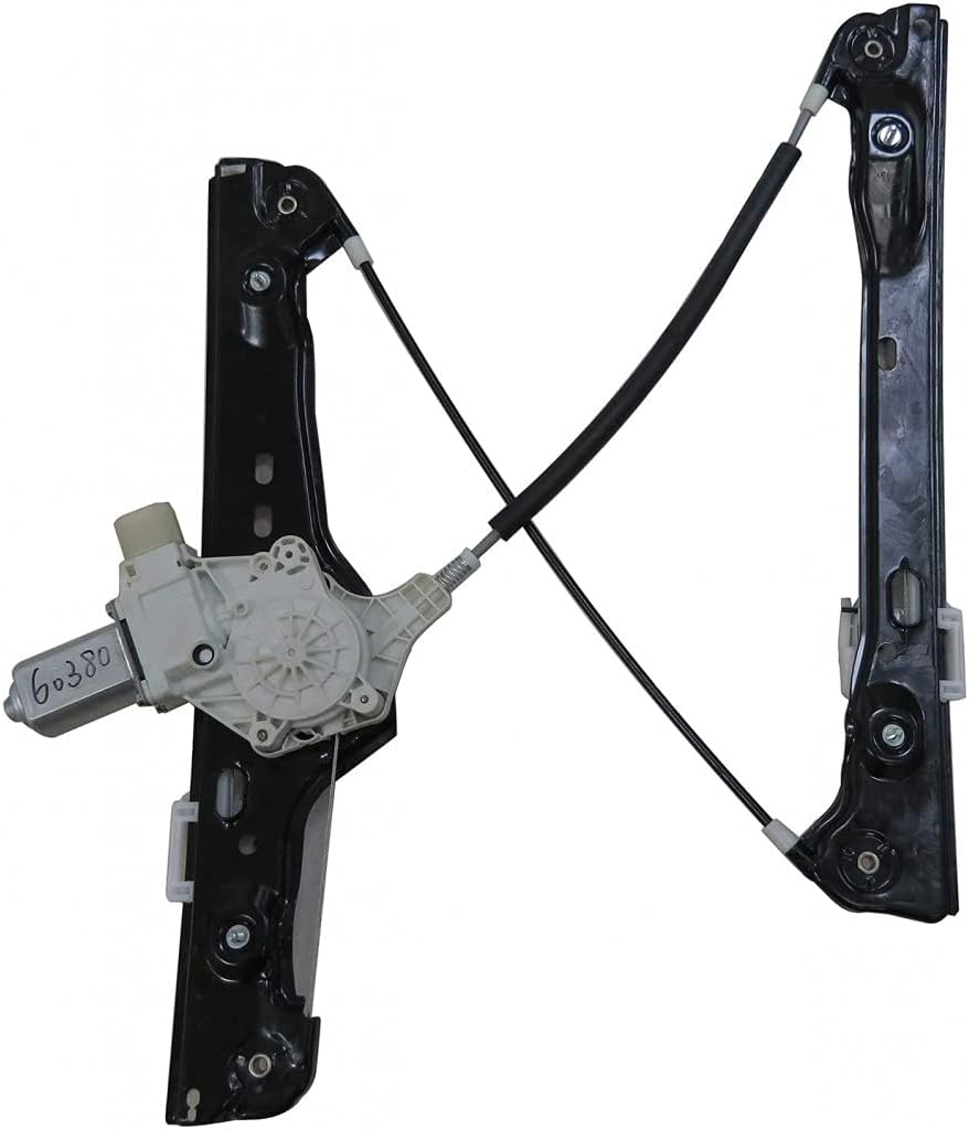 Window Regulator Assembly Front Passenger Side Power Cable Anti Pitch Sedan Wagon F84440