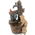 Resin Outdoor Fountain with LED Light L72979