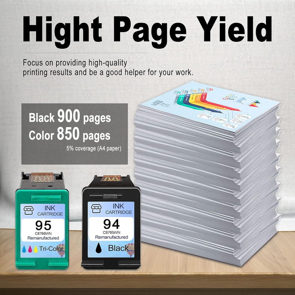 3-Pack Ink Cartridge (2 Black and 1 Tri-Color) O56458