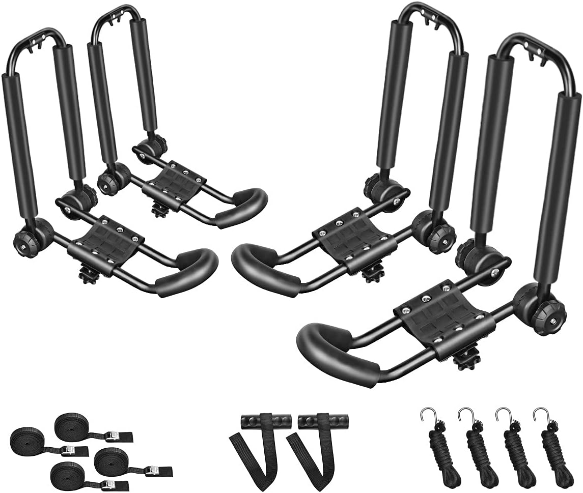 One Pair Fold Down J Bar Kayak Rack Pack of 2 L3886