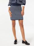 Tweed Mini Sweater Skirt D58973