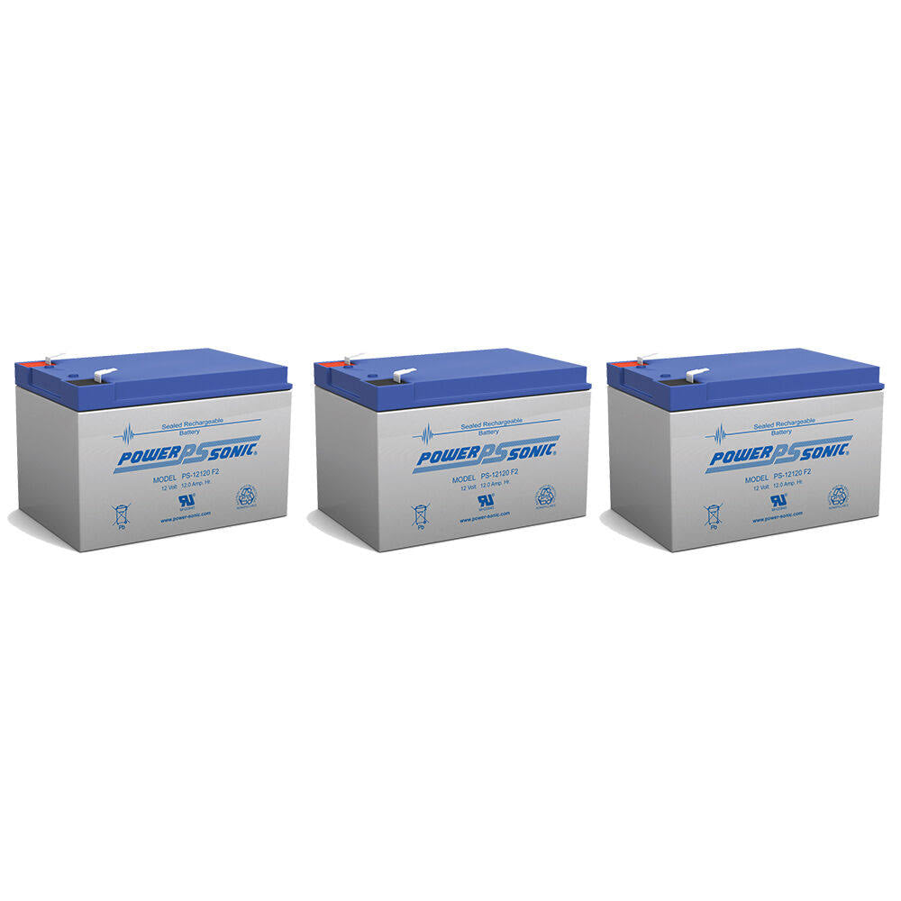 12V 12Ah F2 Battery 3 Pack A7479
